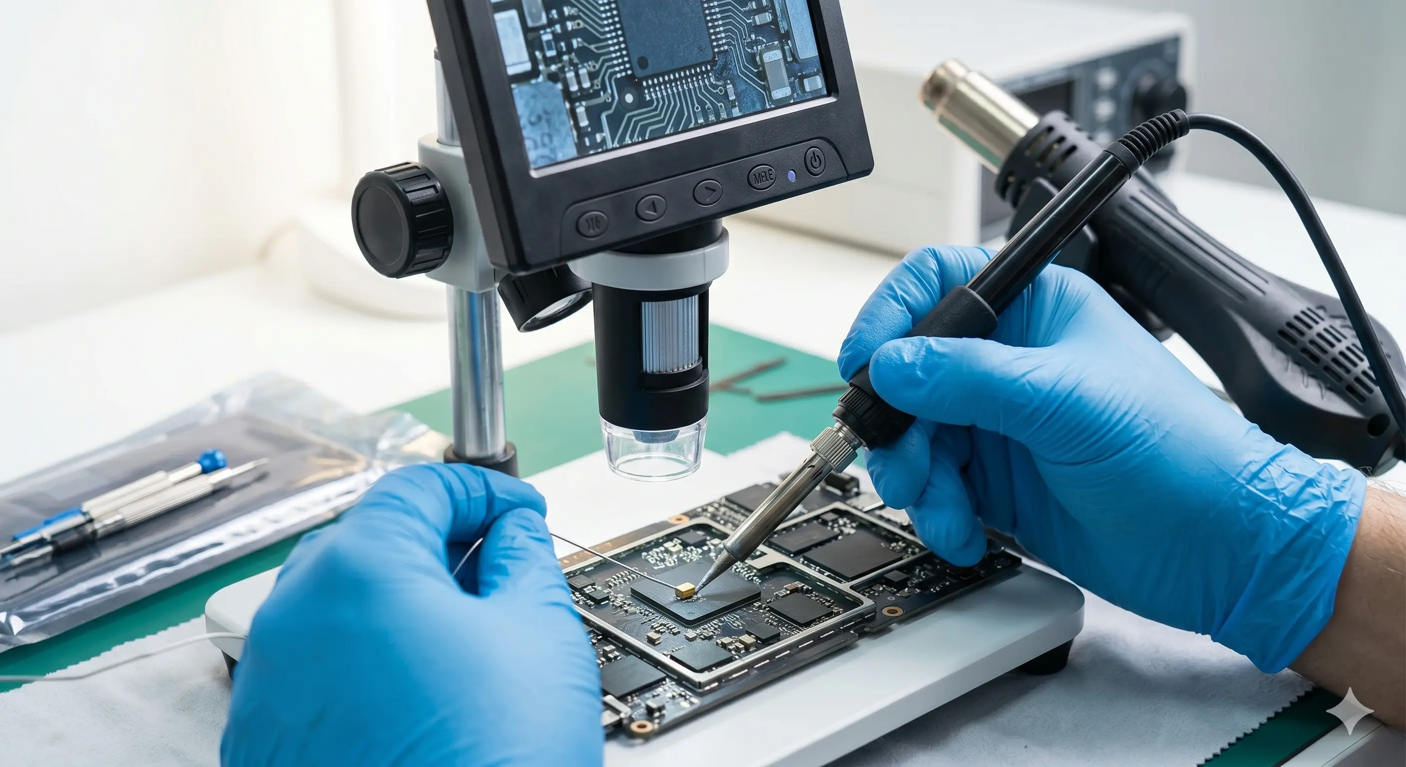Motherboard chip level repair