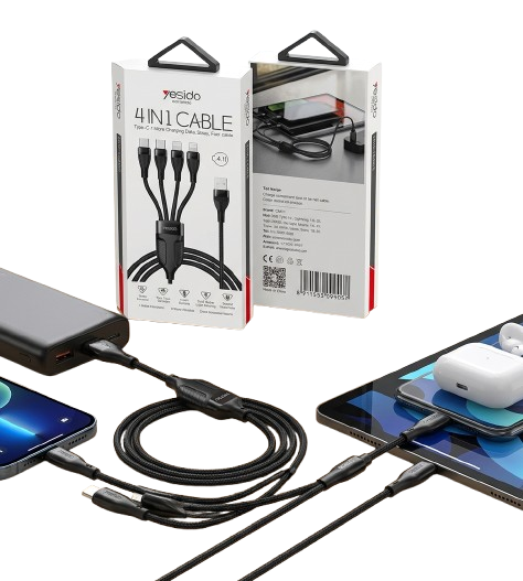 Yesido CA111 USB 4 in 1 Charging Data Cable