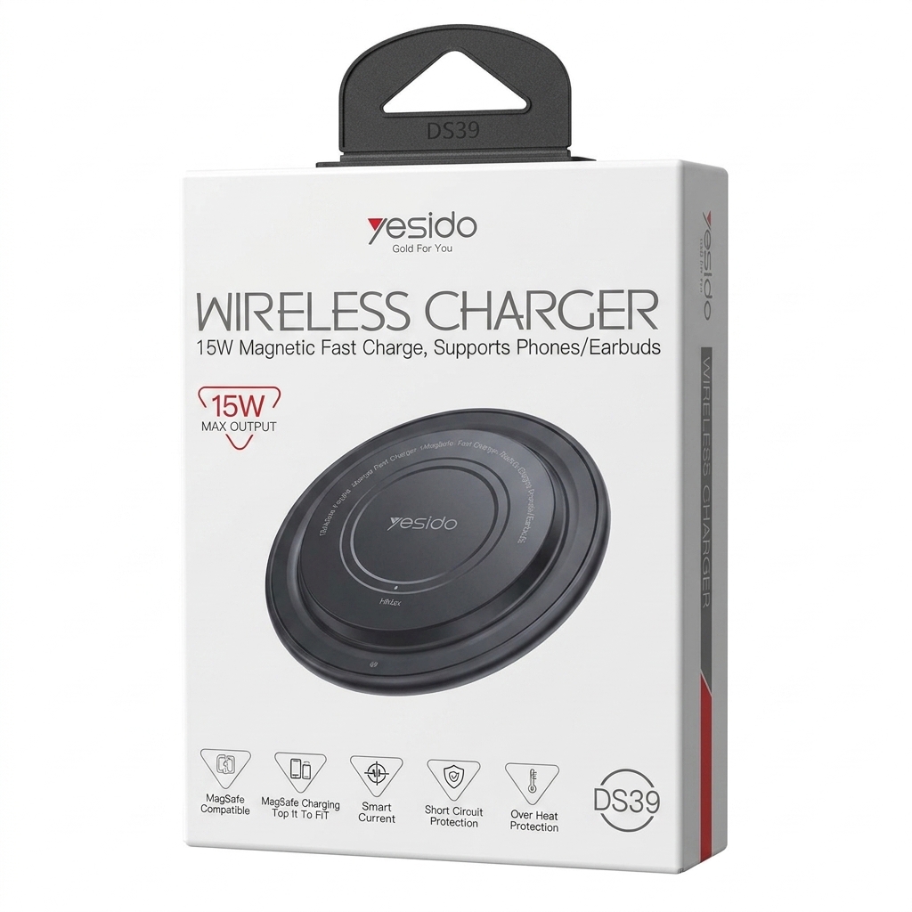 YESIDO DS39 15W Magnetic Wireless Charger