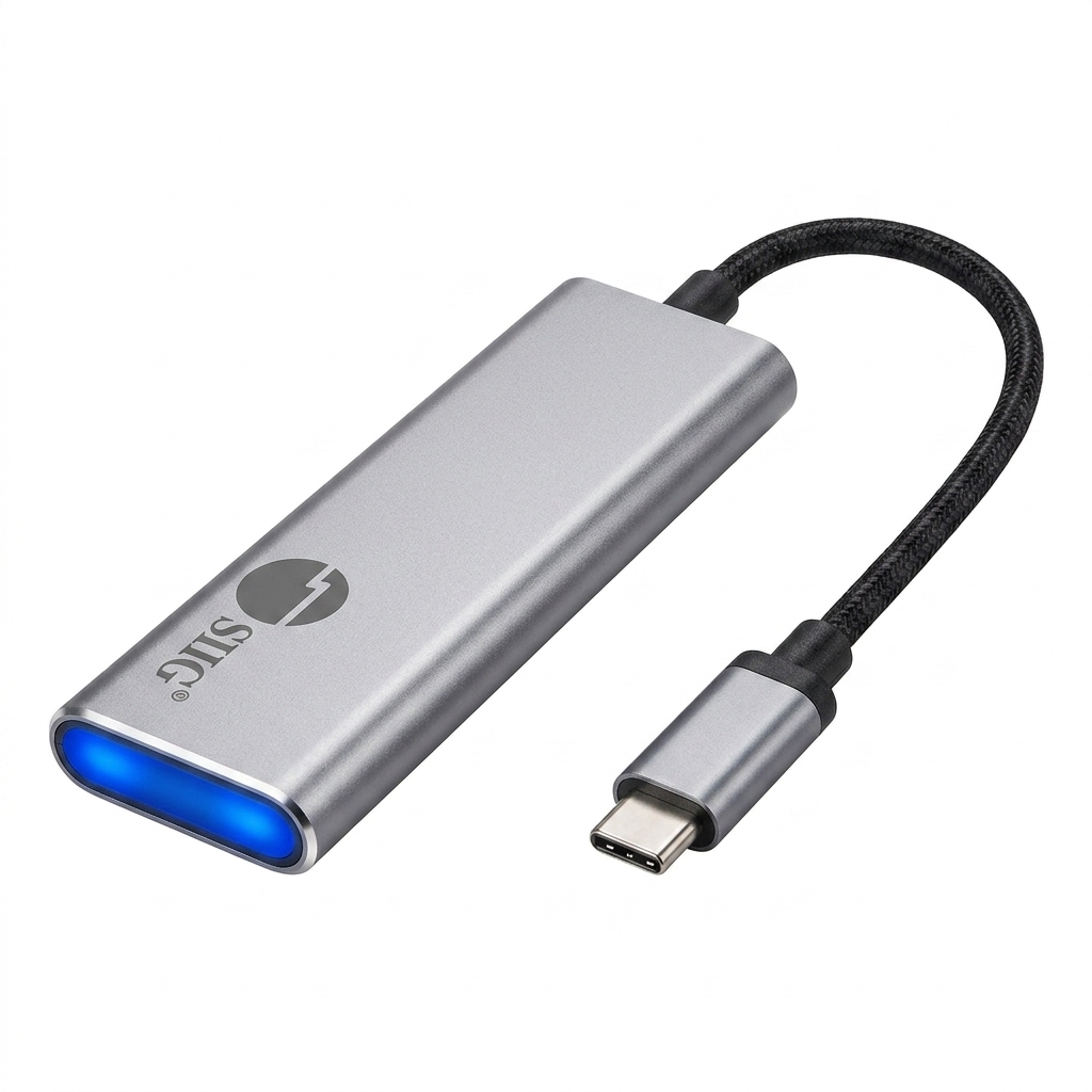 USB 3.1 Gen 2 Type-C to M.2 PCIe SSD NVMe Enclosure