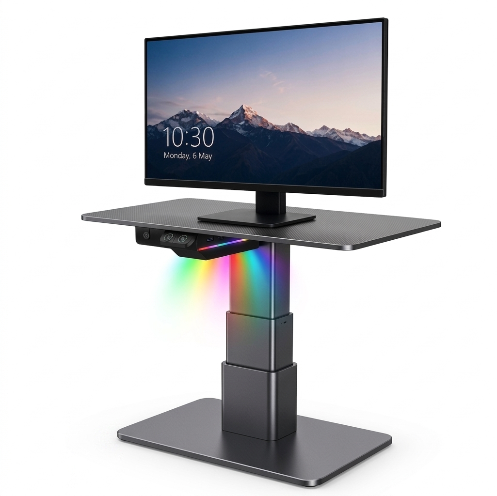 iDock Adjustable Monitor Riser with USB HUB(MA)