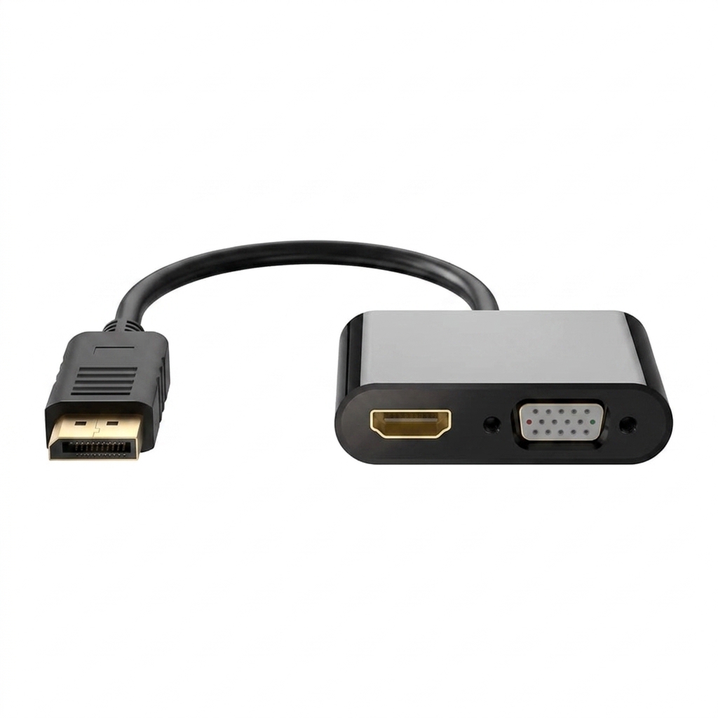 DP Display Port to HDMI VGA Converter