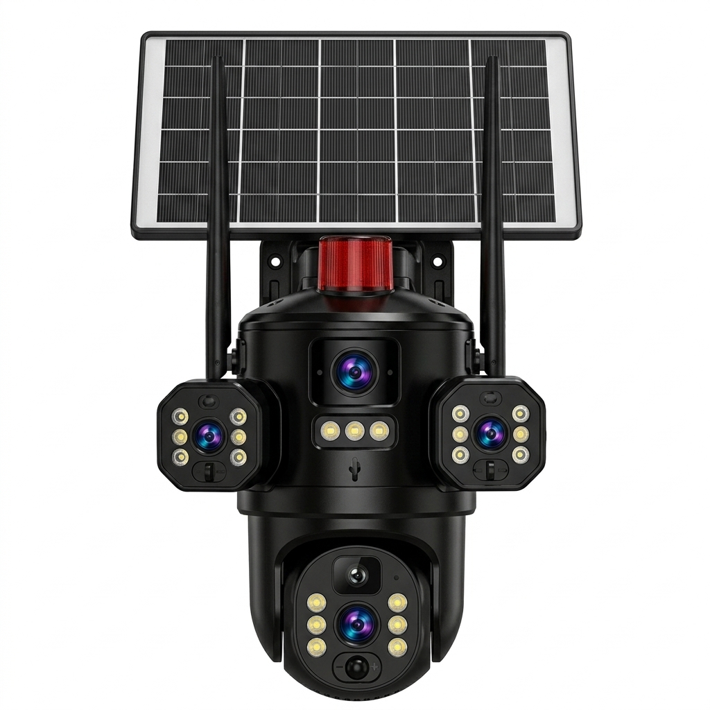 V380 5-Lens Solar 4G Security Camera