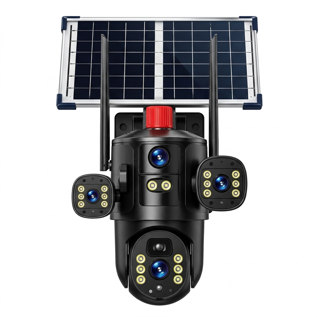 V380 Triple View Solar WiFi Camera