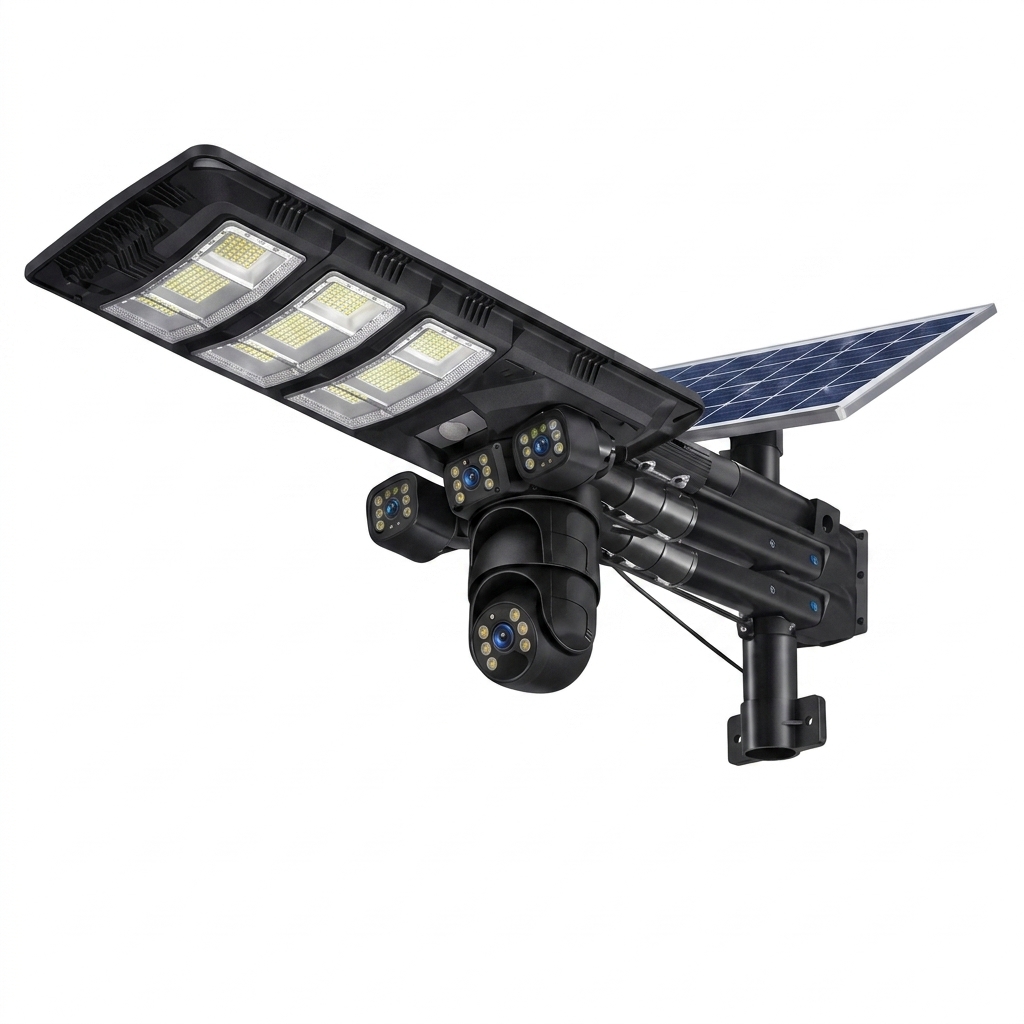 Outdoor Solar Lamp CCTV Camera Wi-Fi
