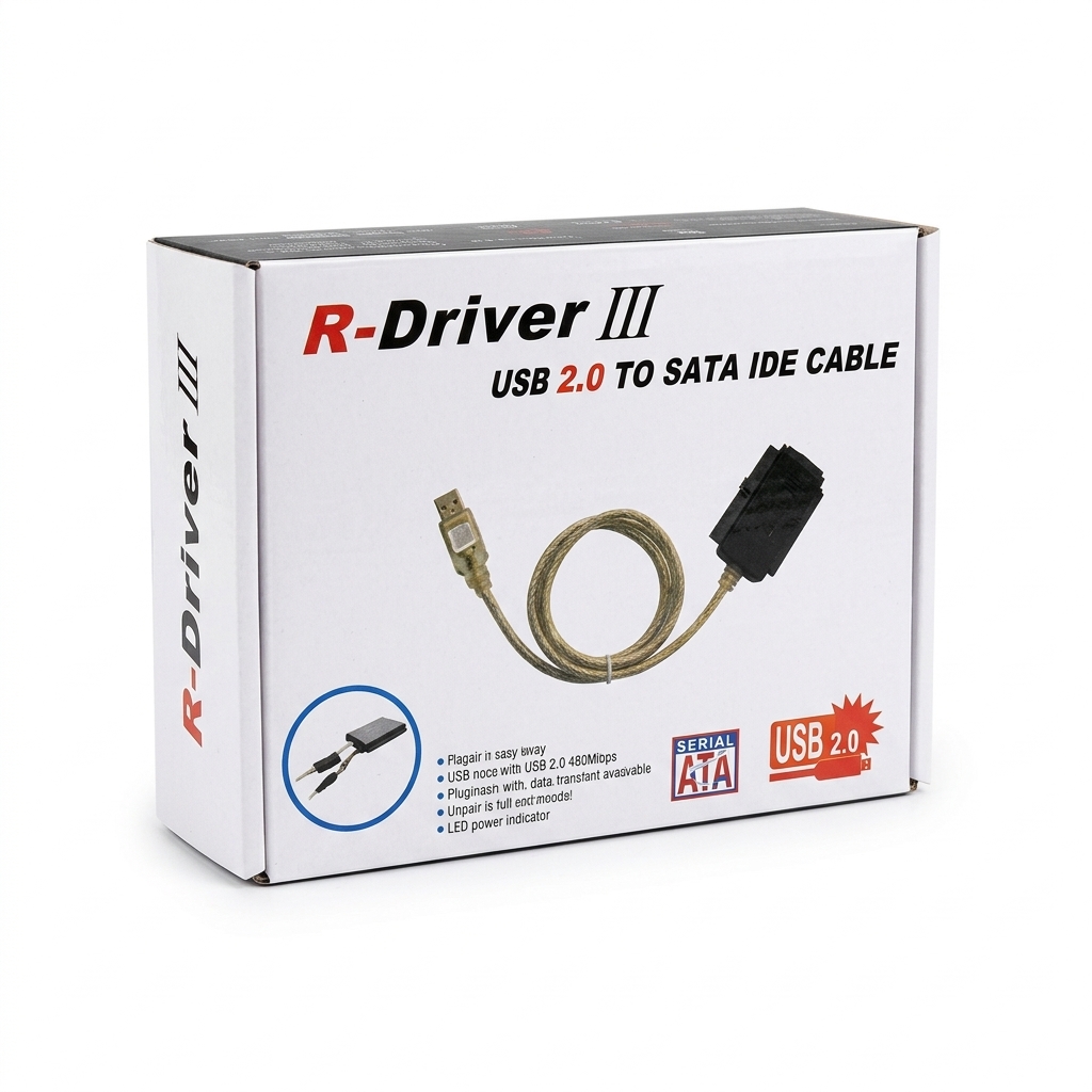 USB 2.0 To SATA IDE Cable With Power