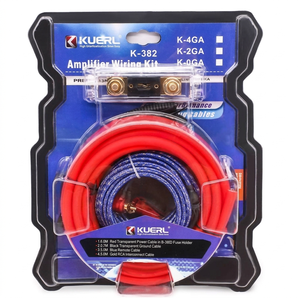 Car audio Subwoofer Power Cable Amp Car Audio 4ga Cable Kit