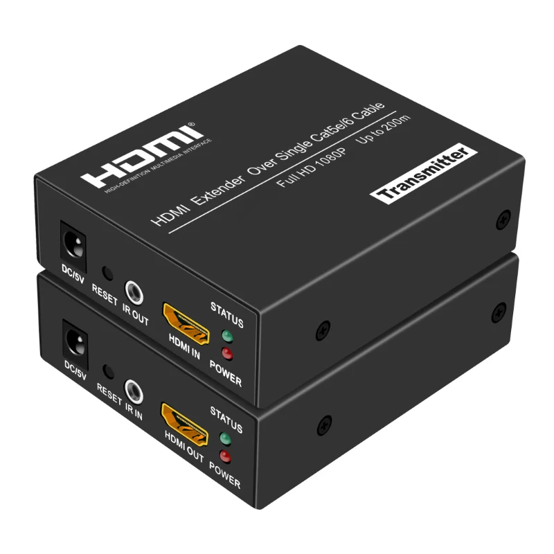 FJGEAR HDMI 200M HD 1080P Network Cable Extender