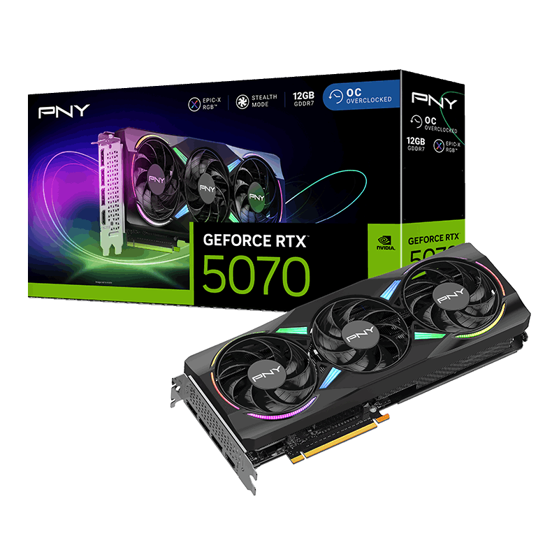 PNY GeForce RTX 5070 Triple Fan