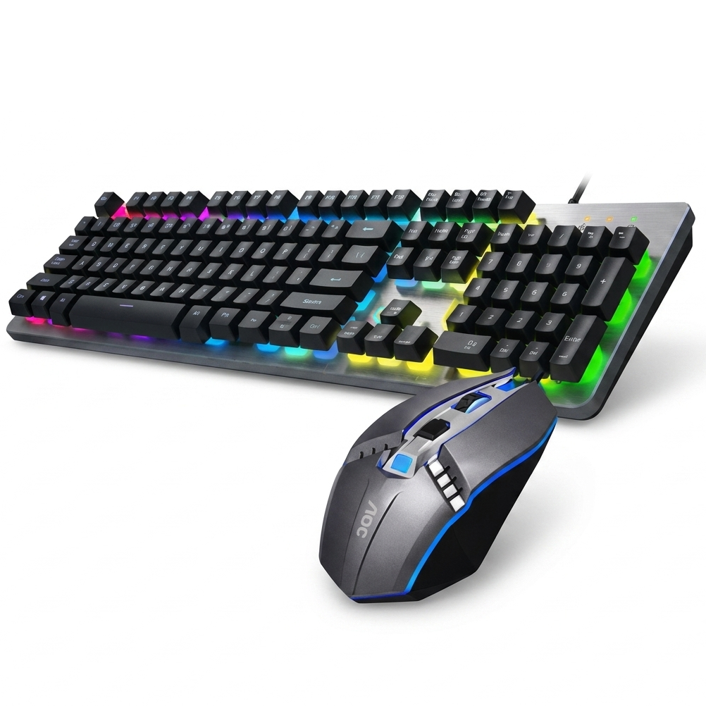 AOC KM410 Wired Gaming Keyboard & Mouse Combo
